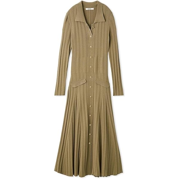 Amazon.co.jp: [スナイデル] Sustainaフロントジップニットワンピ